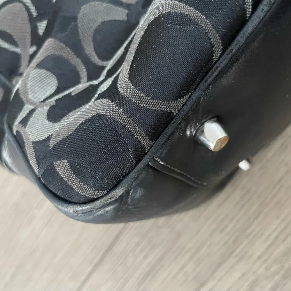Timeless Signature Coach Monogram Baby Bag in Black